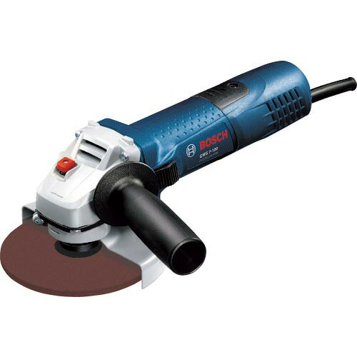 特長：再始動防止機構搭載です。56mmの細径グリップです。最大出力960Wのハイパワーです。脱落防止付保護カバー、サイドハンドル標準装備、二重絶縁構造です。用途：各種金属等への研磨・研削。タイル、コンクリートへの溝入れ。錆び落としに。仕様：無負荷回転数(min［［の−1乗］］)：11000砥石径(mm)：100本体寸法(mm)：280×103×75消費電力(W)：720電源(V)：100(50/60Hz)コード長さ(m)：2.5定格電流(A)：7.3砥石寸法(Φmm)外径：100定格電流：7.3A電源：AC100V電源コード長さ：2.5mカーボンブラシ：1619P02892二重絶縁タイプ材質／仕上：ポリアミド樹脂(PA)セット内容／付属品：サイドハンドルピンスパナ保護カバーフランジ・固定ナット固定ナット注意：