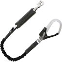 【SALE価格】タジマ ハーネス用ランヤード蛇腹 シングル L2フック ( A1JR150-L2BK ) (株)TJMデザイン