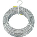 【SALE価格】TRUSCO メッキ付ワイヤーロープ Φ6mmX30m ( CWM-6S30 (6MMX30M) ) トラスコ中山(株)