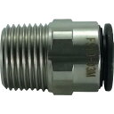 チヨダ　ファイブSUSメイルコネクタ　10mm・R3／8 FS10-03M (SUS303シリーズ) ( FS1003M ) 千代田通商（株）