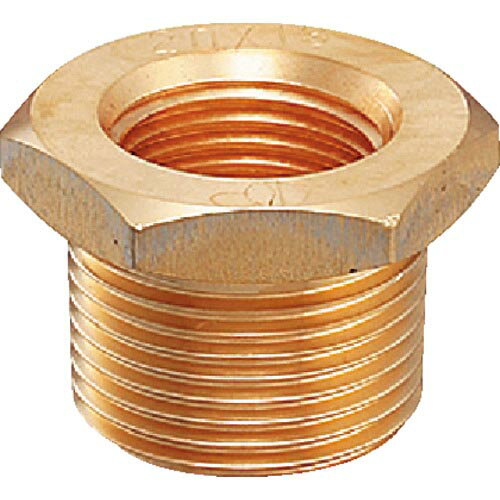 KAKUDAI 水道配管用継手 砲金ブッシング 呼び径R3/4×Rc1/2 ( 6167Y-20X13 ) (株)カクダイ