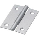 TRUSCO スチール製厚口蝶番 シルバー塗装仕上げ 全長51mm (10個入) ( 888-51SV (10コイリシルバートソウビスツキ) ) トラスコ中山(...