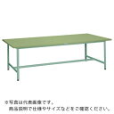 TRUSCO 軽荷重大型作業台(300kg)AEH型 1800X1200XH740 基本タイプ グリーン色 ( AEH-1800 ) トラスコ中山(株)