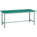 【SALE価格】TRUSCO 軽荷重作業台(300kg)AE型 1800X900XH742 ビニールマット張り グリーン色 ( AE-1809E2 (2.0Tシ...