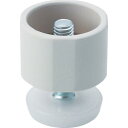 SPACIO プラスチックアジャスターJBー401W 白 ( JB-401 ) スペーシア(株)