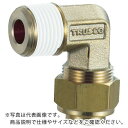 TRUSCO 配管継手 クイックシール継手 インサートレスエルボ Φ6 呼びR1/8 ( TSA-6-01L (インサ-トレス 6 R1/8) ) トラスコ中山...
