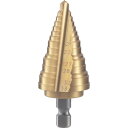 【SALE価格】TRUSCO 電気設備用ステップドリル 2枚刃チタンコーティング 21~33mm ( NMS-33EG ) トラスコ中山(株)