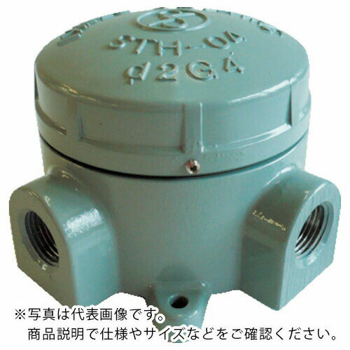 【SALE価格】島田 ( 島田電機 ) アルミニウム合金鋳物 耐圧防爆構造ターミナルボッ...