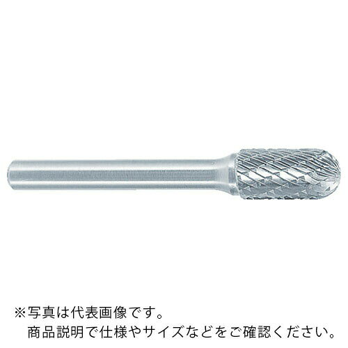 スーパー ( スーパーツール ) スーパー超硬バー シャンク径6mm(先丸円筒型)シングルカット(刃径:6.0) ( SB2C04S )