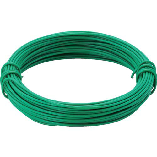 TRUSCO　カラー針金　小巻タイプ　緑　20番手　線径0．9mm×15m TCWS-09GN ( TCWS09GN ) トラスコ中山（株）のサムネイル