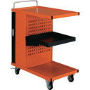 【SALE価格】TRUSCO パンチングパネル付ツールワゴン 507X830XH1050 ( TVD-300R ) トラスコ中山(株)