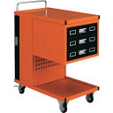 【SALE価格】TRUSCO パンチングパネル付ツールワゴン 507X830XH1050 ( TVD-303R ) トラスコ中山(株)