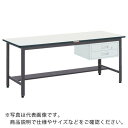 【SALE価格】TRUSCO 中荷重作業台(500kg)AEW型 1800X900XH740 2段引出付 ダークグレー色 ( AEWS-1890F2 (F-2N...