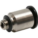 PISCO チューブフィッティングミニ 六角穴付ストレート チューブ6 接続口径M5×0.8 ( POC6-M5M ) (株)日本ピスコ