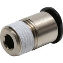 PISCO チューブフィッティングミニ 六角穴付ストレート チューブ6 接続口径R1/8 ( POC6-01M ) (株)日本ピスコ
