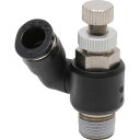 PISCO スピードコントローラ フリー メーターアウト制御チューブ6ネジR1/8 ( JSS6-01A ) (株)日本ピスコ