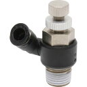 PISCO スピードコントローラ フリー メーターアウト制御チューブ6ネジR1/4 ( JSS6-02A ) (株)日本ピスコ