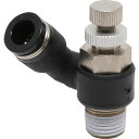 PISCO スピードコントローラ フリー メーターアウト制御チューブ8ネジR1/4 ( JSS8-02A ) (株)日本ピスコ