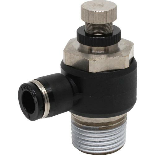 PISCO ( 日本ピスコ ) スピードコントローラ エルボ メーターイン制御チューブ8ネジR1/2 ( JSC8-04B )