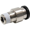 PISCO チューブフィッティング 六角穴付ストレート チューブ8 接続口径R1/8 ( POC8-01 ) (株)日本ピスコ