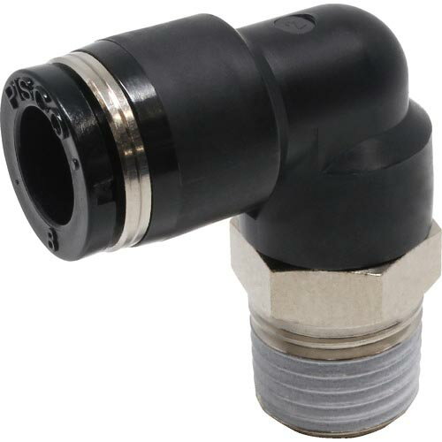 PISCO チューブフィッティング エルボ 適合外径8mm 接続口径R1/4 ( PL8-02 ) (株)日本ピスコ