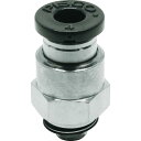 PISCO チューブフィッティング ストレート 適合外径4mm 接続口径M5×0.8 ( PC4-M5 ) (株)日本ピスコ
