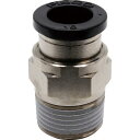PISCO チューブフィッティング ストレート 適合外径10mm 接続口径R3/8 ( PC10-03 ) (株)日本ピスコ