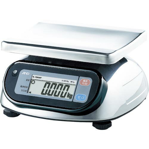 A&D 防塵・防水デジタルはかりウォーターボーイ0.005kg/10kg ( SL-10KWP ) (株)エー・アンド・デイ