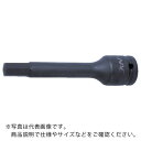 【SALE価格】ナック ヘキサゴンレンチソケット ロングタイプ 差込角12.7x対辺10mmx100L ( 410C100 ) 長堀工業(株)
