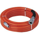【SALE価格】TRUSCO αウレタンブレードホース 7X10mm 10m カップリング付 ( TUH-10 ) トラスコ中山(株)