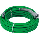 【SALE価格】TRUSCO 軽量やわらかホース 6.5×10.0 10m 緑(オレンジライン) ( TKYH-10 ) トラスコ中山(株)