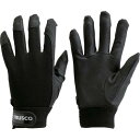 【SALE価格】TRUSCO PU厚手手袋 Lサイズ ブラック ( TPUG-B-L ) トラスコ中山(株)