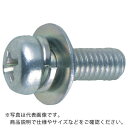 TRUSCO ナベ頭座金組込ねじ P=3 三価白 M6×20 23本入 (ばね座金+JISワッシャー付き) ( B750-0620 ) トラスコ中山(株)