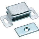 【SALE価格】TRUSCO マグネットキャッチ(横型) アルミ製 L38mm シルバー ( TSM-40 ) トラスコ中山(株)