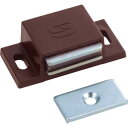 【SALE価格】TRUSCO マグネットキャッチ(横型) 樹脂製 L40mm 茶 ( TSM-41-BR ) トラスコ中山(株)