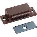【SALE価格】TRUSCO マグネットキャッチ(横型) 樹脂製 L50mm 茶 ( TSM-75P-BR ) トラスコ中山(株)
