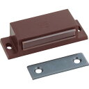 【SALE価格】TRUSCO マグネットキャッチ(横型) 樹脂製 L60mm 茶 ( TSM-81-BR ) トラスコ中山(株)
