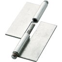 【SALE価格】TRUSCO スチール製抜き差し蝶番 穴ナシ 左用 (1組(袋)=2個入) ( 225W-5040L ) トラスコ中山(株)