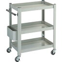 【SALE価格】TRUSCO コンビネーションワゴン 643X427XH880 サイドBOX付 ( TCW-81A2F ) トラスコ中山(株)