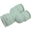 チヨダ チューブ継手 ファイブ異径ユニオンワイ W(白) 10mm(2箇所)×12mm ( FR10-12UYW ) 千代田通商(株)