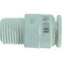 【SALE価格】チヨダ チューブ継手 ファイブ樹脂メイルコネクタ W(白) 6mm・R1/8 ( FR6-01MW ) 千代田通商(株)