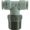 【SALE価格】チヨダ ファイブSUSメイルブランチティ 白 6mm・R3/8 ( FS6-03MTW ) 千代田通商(株)