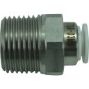 【SALE価格】チヨダ ファイブSUSメイルコネクタ 白 6mm・R3/8 ( FS6-03MW ) 千代田通商(株)