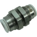 【SALE価格】チヨダ ファイブSUSバルクヘッドユニオン 白 8mm ( FS8-00BUW ) 千代田通商(株)
