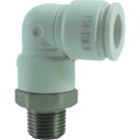 【SALE価格】チヨダ ファイブSUSメイルエルボ 白 8mm・R1/8 ( FS8-01MLW ) 千代田通商(株)