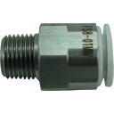 【SALE価格】チヨダ ファイブSUSメイルコネクタ 白 8mm・R1/8 ( FS8-01MW ) 千代田通商(株)