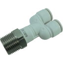 【SALE価格】チヨダ ファイブSUSメイルブランチワイ 白 8mm・R3/8 ( FS8-03MYW ) 千代田通商(株)