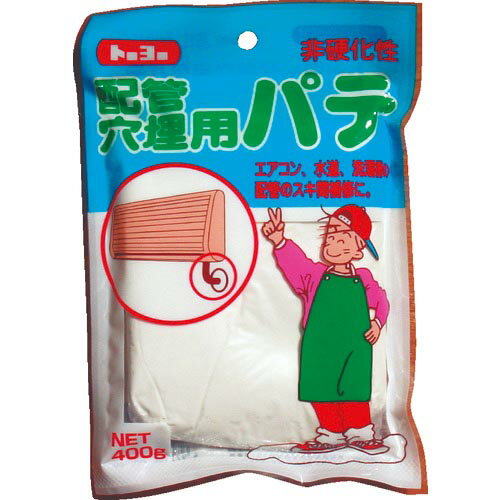 Various Materials - MATERAN ( トーヨーマテラン ) 配管・穴埋め用パテ 白 400g (1個入) ( NO105247 )