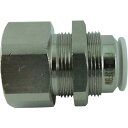 チヨダ チューブ継手 ファイブフィメイルバルク W(白) 10mm・RC3/8 ( F10-03FBW ) 千代田通商(株)