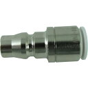 チヨダ ファイブ内蔵カップリングストレートプラグ W(白)10mm ( F10-PNW ) 千代田通商(株)